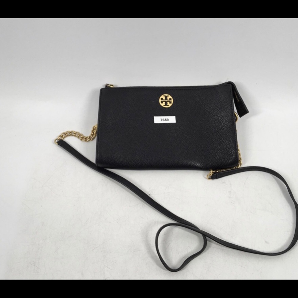 Tory Burch black leather handbag